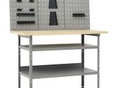 Workbench with Three Wall Panels