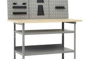 Workbench with Three Wall Panels
