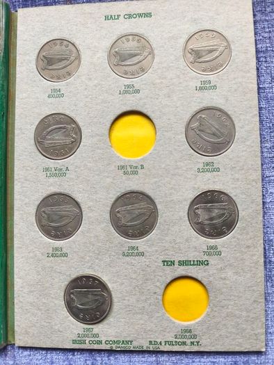 Irish Coin Library Florin, Halfcrown