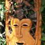 Wooden Heavy African Mask Image 3