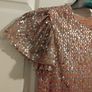 Pink Glitter dress size 8-9 Image 3