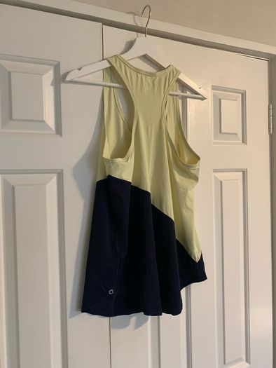 Goodmove Yellow & Navy Sports Top