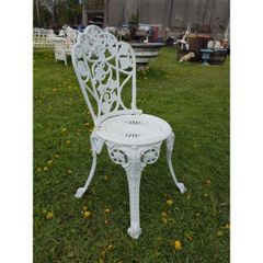 Cast Iron Chair Ornate Style N
