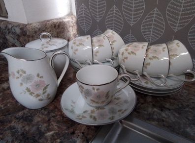 VTG Noritake"Barbara" Coffee Set
