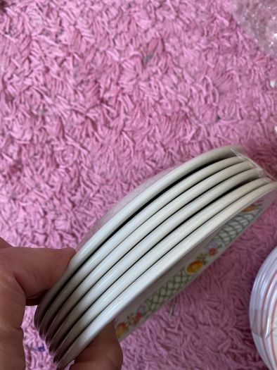 cake plates - vintage ceramic