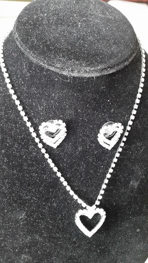 Bridal Necklace and matching Earrings ( DEBS )