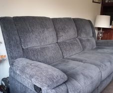 Recliner sofa and Two Recliner Chairs