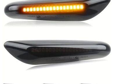 2pcs BMW LED Dynamic Turn Signal Light Side Marker Sequential Blinker Lamp for -BMW