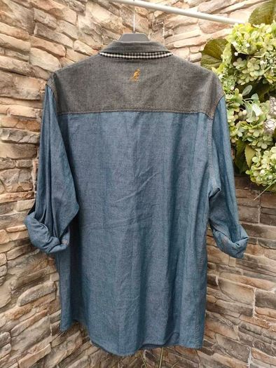 Men's Kangol long sleeve cotton shirt  Size XL