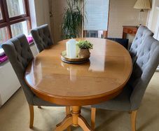 Dining table and chairs