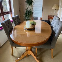 Dining table and chairs