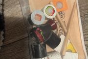 Wooden sushi set