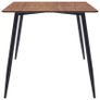 Dining Table Brown 160x80x75 cm MDF Image 3