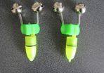 2 pcs  Bell Bite Alarm with Green Electronic Light