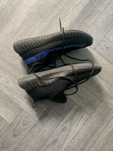 Yeezy 350 SPLY - 350 black and blue uk size 6