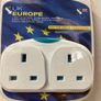 Twin UK to Europe Adaptor with Nightlight Image 3