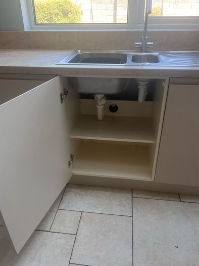 Solid painted kitchen