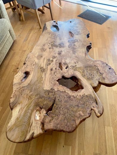 Very Rare Bog Oak Table