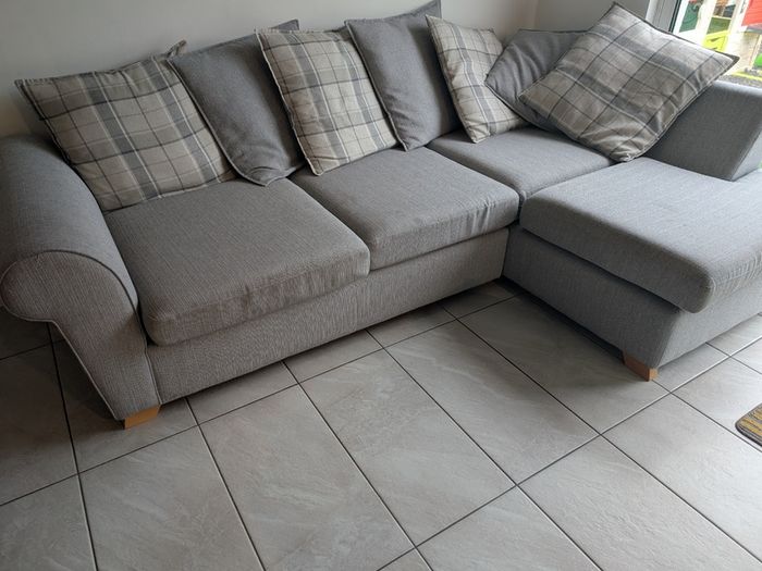 L shaped couch