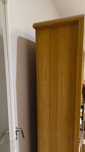 Oak color book shelf  lots of space