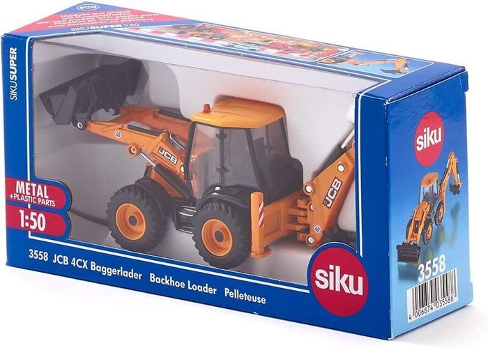 JCB 4CX Backhoe Loader : Scale 1:50. Free Post