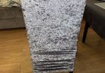 Grey chair cover crushed velvet 10 euro each or 6 for 50 euro