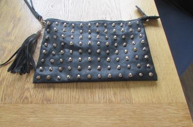 Black Studded Clutch Bag for Sale