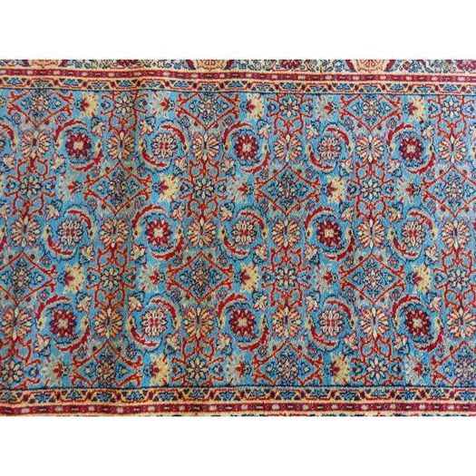 Reclaimed Blue Hotel Rug  223.5cm x 121.5cm KAS381