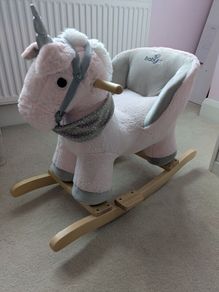 Babylo Rocking Horse (unicorn) pink