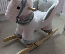 Babylo Rocking Horse (unicorn) pink