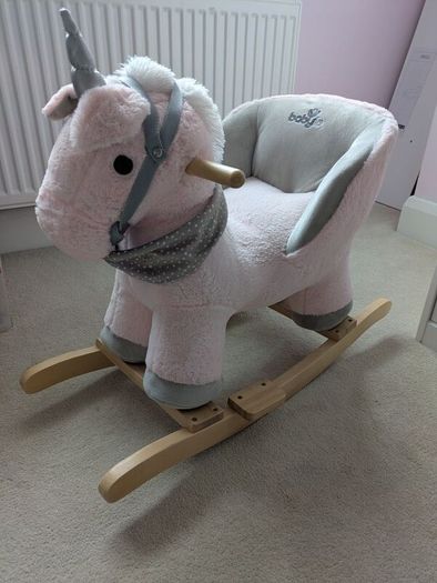 Babylo Rocking Horse (unicorn) pink