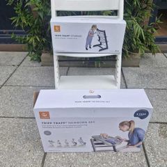 Tripp Trapp Chair with Newborn Set and Storage