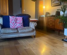Vintage style 2 seater leather sofa
