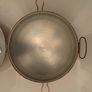 Vintage Portuguese Cataplana - Hammered Copper-plated Aluminium with Natural Cork Stand Image 4