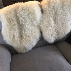 100% Authentic Sheepskin Rug x 2