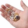 100 Grams Cogs and Gears, Steampunk Charms Accessories Assorted Antique Steampunk Craft for Crafting Jewelry Making Image 4