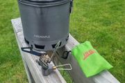 BRS 3000T stove + FireMaple Heat Exchanger Pot