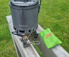 BRS 3000T stove + FireMaple Heat Exchanger Pot