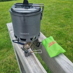 BRS 3000T stove + FireMaple Heat Exchanger Pot