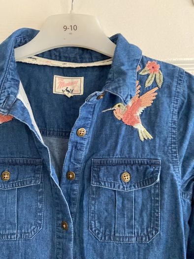girls denim dress