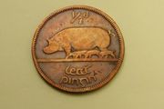 1940  Eire 1/2d Half Penny