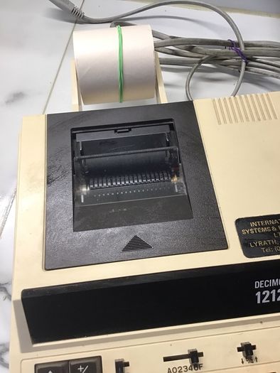 Vintage 1960's Vintage Decimo Adding Machine/Calculator - Decimo Vatman 1212 DPX