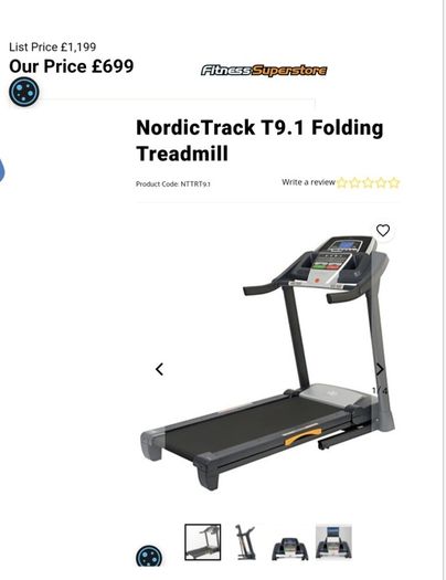 Nordic Track T 9.1 Foldable Treadmill