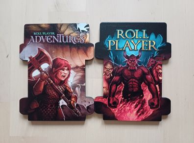 Roll Player Board Game Wooden Dice Tower Custom Artwork Unassembled 2021 NEW
