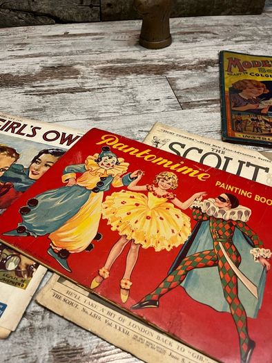 vintage book magazine