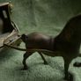 Vintage Large Brass Horse And Hackney Carriage Image 6