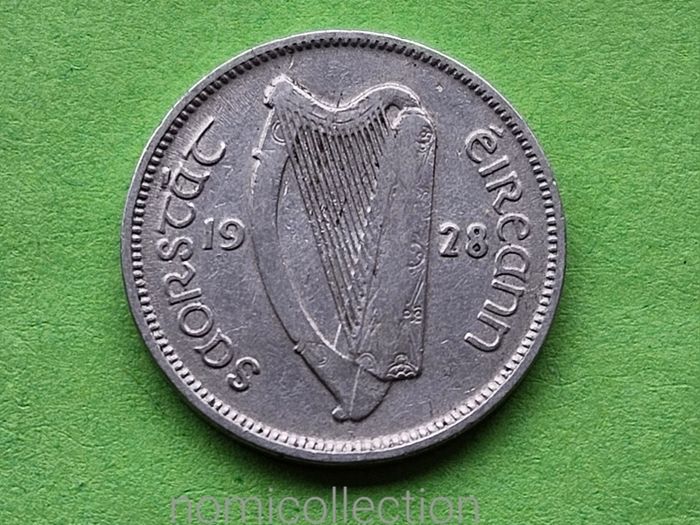 Ireland 1928 year 6 Pence.