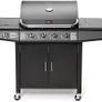 Pro Deluxe 5 Gas Burner 4+1 Barbecue Grill, Steel Warming Rack, Side-Burner, Built-in Temperature Gauge for Home Garden Party Outdoor Cooking (93411) Image 2