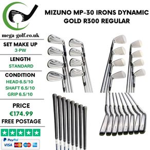 Mizuno MP-30 Irons / 3-Pw / Dynamic Gold R300 Regular