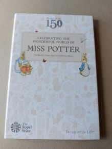 2016 Beatrix Potter 50p Coins in Royal Mint Presentation Book